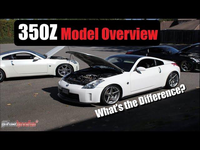 Nissan 350Z Model overview and comparison | AnthonyJ350