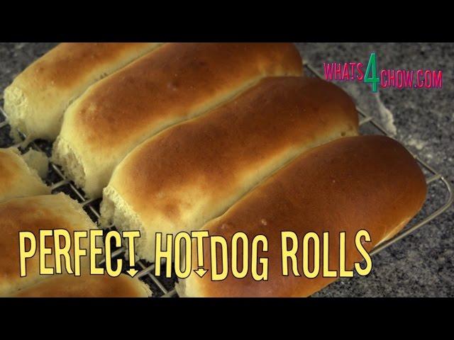 Perfect Hotdog Rolls. Soft and Flavorful Hotdog Buns - Easy Recipe by Whats4Chow.com