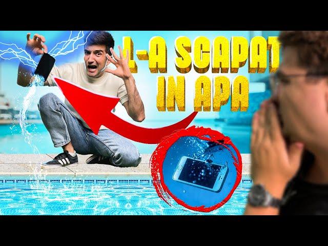 EUGEN SI-A SCAPAT IPHONE-UL IN APA !!! *ORANGE BLUE LA MARE*