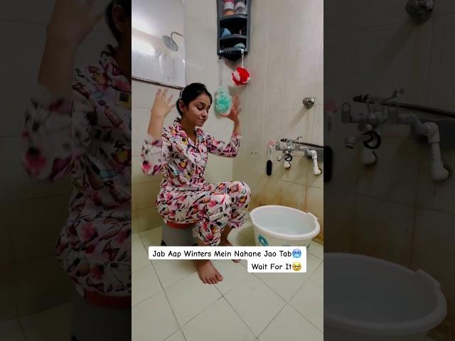 Bathing During Winters Be Like#ytshorts #comedy #shortvideos #funny #fun #viral #youtubeshorts #yt