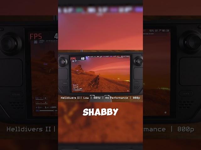 Testing Helldivers II on the OLED Steam Deck: Lowest Settings Performance Review