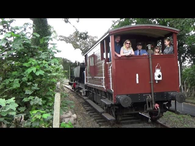 Cambrian Heritage Railways passenger train using half of the new extension