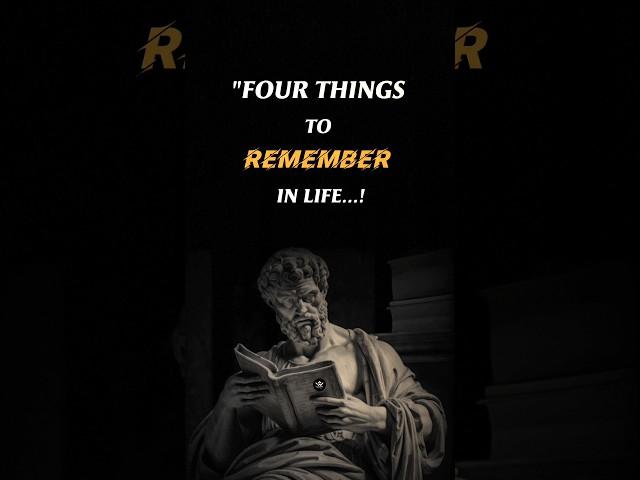 4 things to remember in life | life lessons | Quotes Cottage | #shorts #lifeadvice