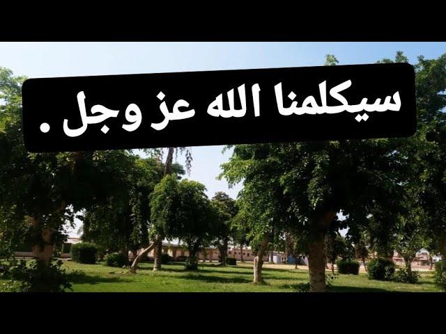 سيكلمنا الله عز وجل.