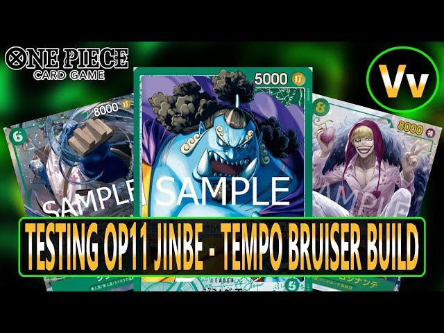 One Piece TCG: Testing the New OP11 Jinbe Leader - Working on a Bruiser Style Build with Lockdown