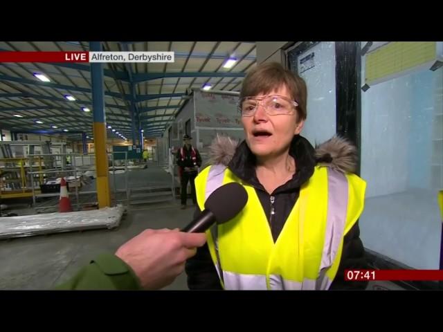 Idealcombi windows at BBC News Breakfast 7th Feb 2017