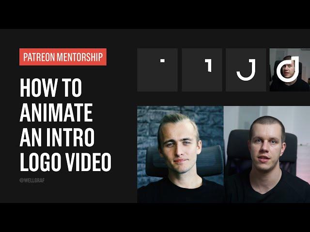 Patreon Mentorship Session - Animating a Logo Intro Video