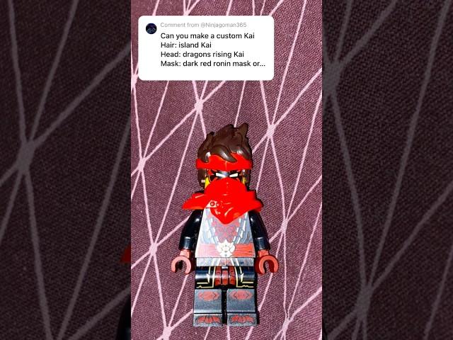Ninjago FAMMADE Custom #ninjago #minifigure #ninjagominifigure #minifig #lego #drix #kai #ninjagokai