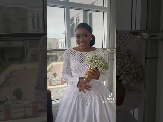 I am on to see my husband.. #bridalwear #weddingdress #wedding #nigerianbride