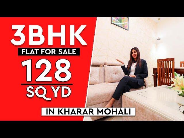 (Most Affordable) Ready to Move, 3BHK Flats In Mohali (128 Sq. Yd) Society Flats in Kharar Mohali
