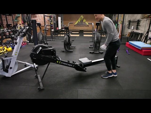 Concept 2 Rower Breakdown and Storage