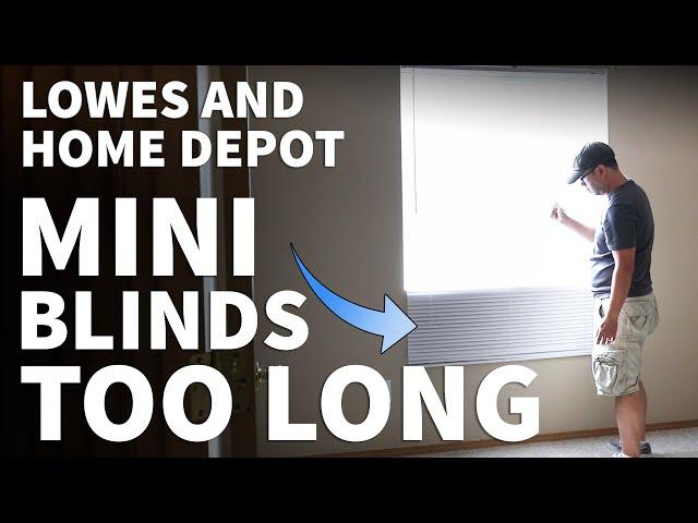 How to Shorten Mini Blinds Length – Shorten Faux Wood and Aluminum Blinds to Custom Length