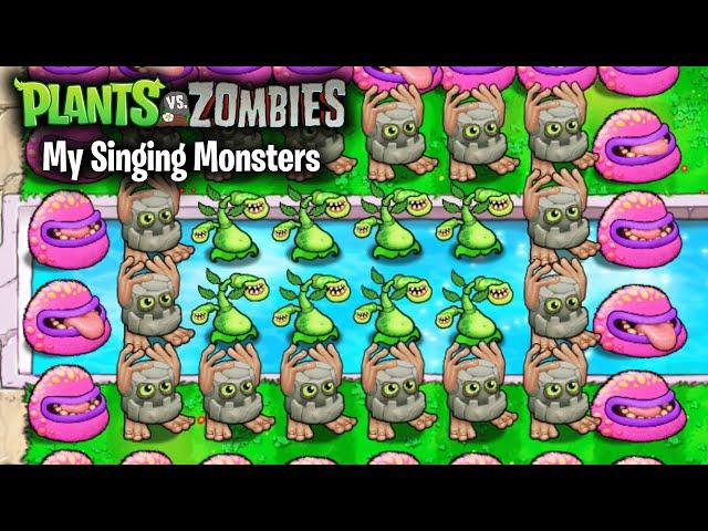 PvZ But My Singing Monsters v1.0 by @TheEmeraldApples | Potbelly, Maw, Noggin & Flowah | Download