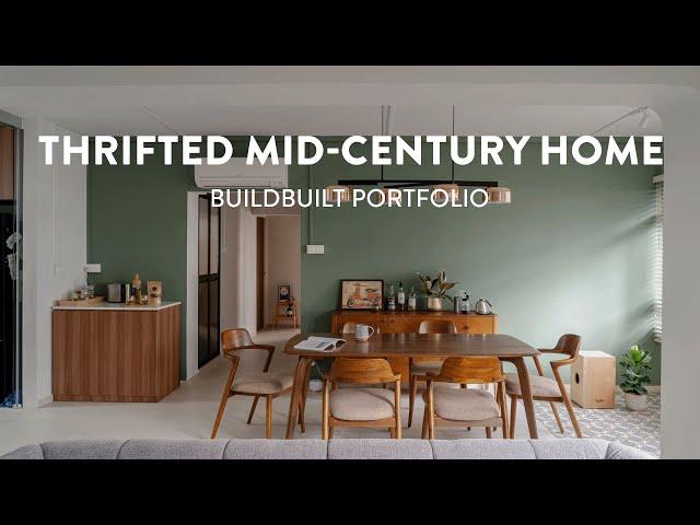 Mid-Century Modern Home with Thrifted Vintage Furniture | BuildBuilt Portfolio