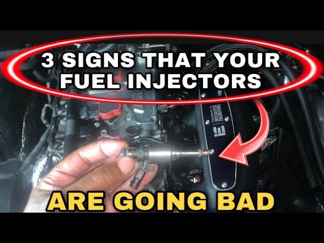 3 SIGNS THAT YOUR FUEL INJECTORS CLOGGED / STUCK OPEN OR GOING BAD (AUDI) OR ANY CAR