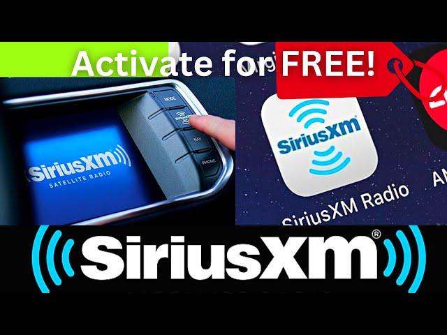 2024 How to Activate SiriusXM® Satellite Radio for FREE (No Credit Card Required)XM HD Digital Sound