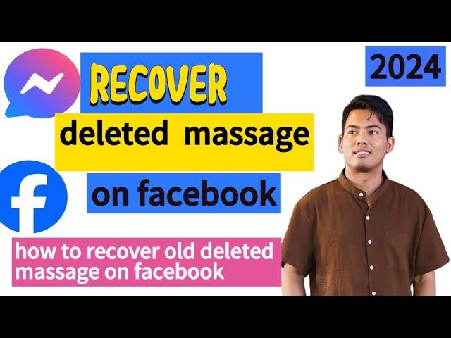 How To Recover Deleted Messages On Facebook 2024 | How To Recover Deleted Messages On Messenger 2024