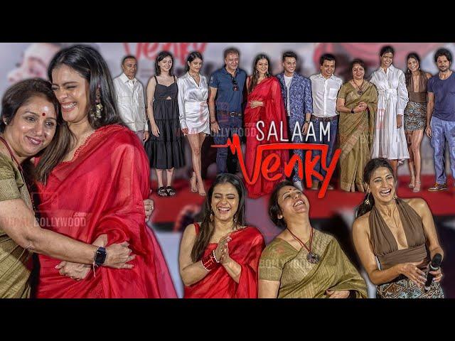 Salaam Venky | Official Trailer Launch | UNEDITED - COMPLETE VIDEO | Kajol, Vishal Jethwa, Rajeev