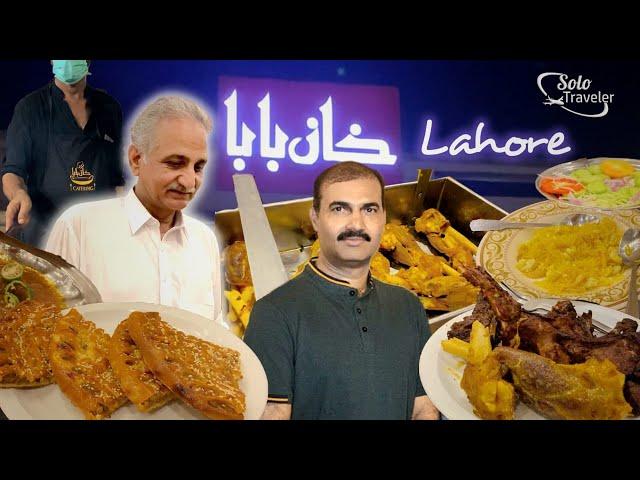 Khan Baba Restaurant - Lahore's Traditional Pakistani Restaurant| SoloTravelar | Lahore