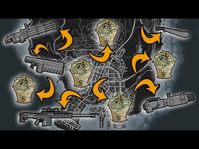 GTA 5 - All Secret Money & Weapon Locations! (Unlimited Money & Weapons)