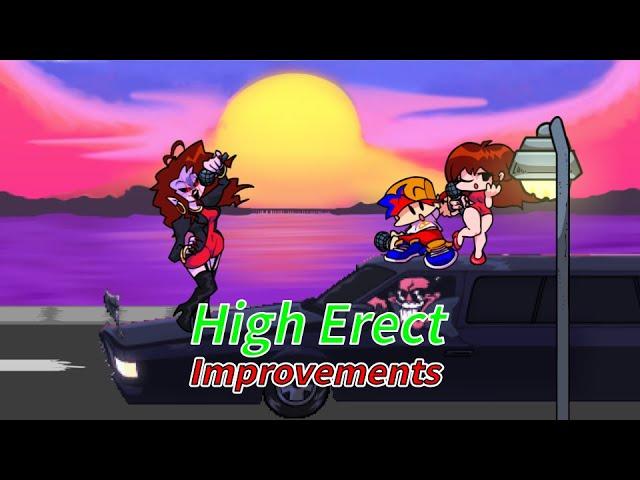 FNF High Erect but its MM vs YDC and GF (Improvements + FNF Reanimated)