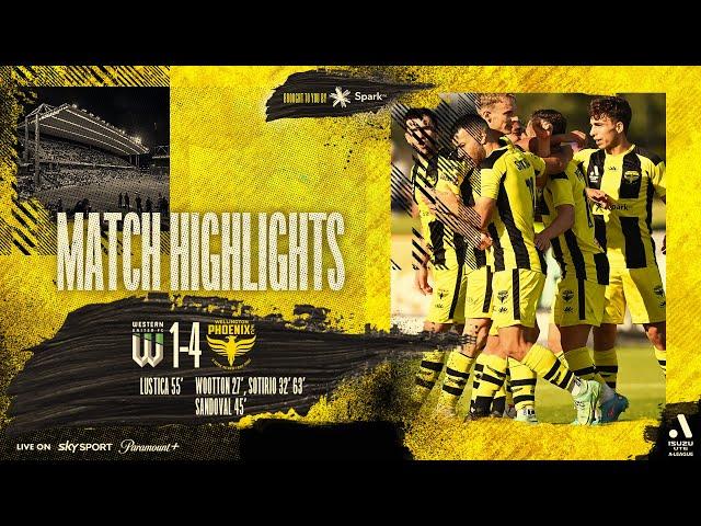 MATCH HIGHLIGHTS | Wellington Phoenix vs Western United (RD11)