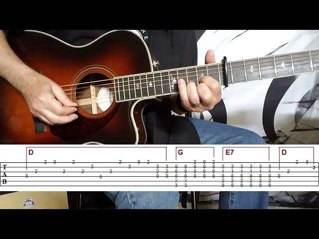 HERE COMES THE SUN GUITAR LESSON - How To Play Here Comes The Sun By The Beatles