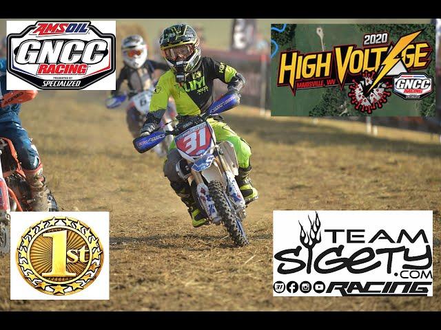 GNCC High Voltage Ryder Sigety Youth 1st 10-11 65cc 7 Minute edited HIghlights + full race