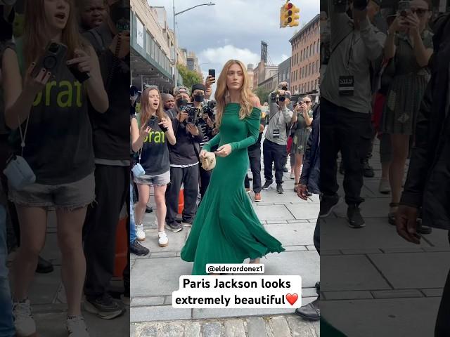 Paris Jackson looked extremely beautiful️️at Fashion Week.Sorry guys, I forgot to post this one.”