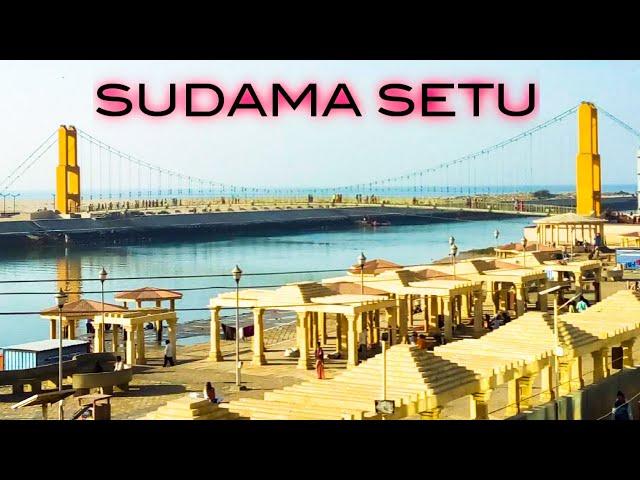 Glimpse of Dwarka || Sudama Setu cable bridge || Aerial view Dwarka in Gujarat || Tourist attraction