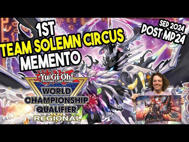 Yu-Gi-Oh! Regional 1st Place WINNER : Memento Deck Profile [Team Solemn Circus] Fredricton NB