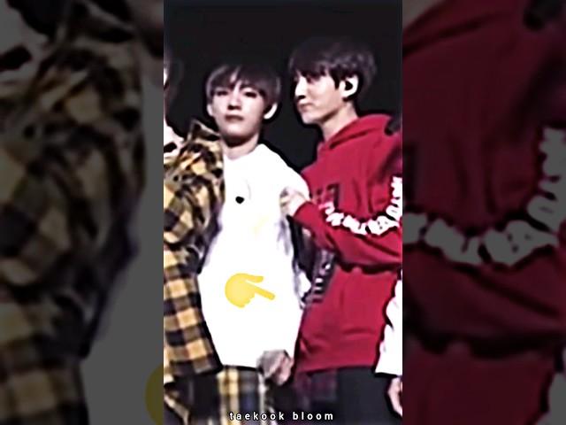 What did Jungkook do to make Taehyung panic like that ⁉️ #shorts #taekook