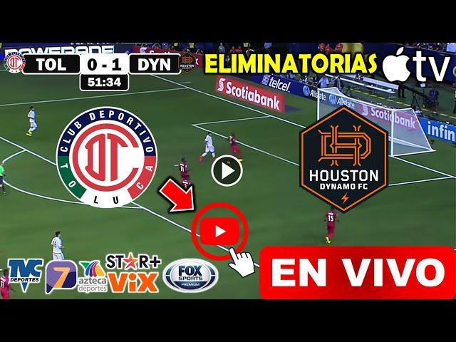 Toluca vs. Dynamo en vivo, Donde Ver Partido Toluca vs. Dynamo Eliminatoria 32 Leagues Cup 2024 hoy