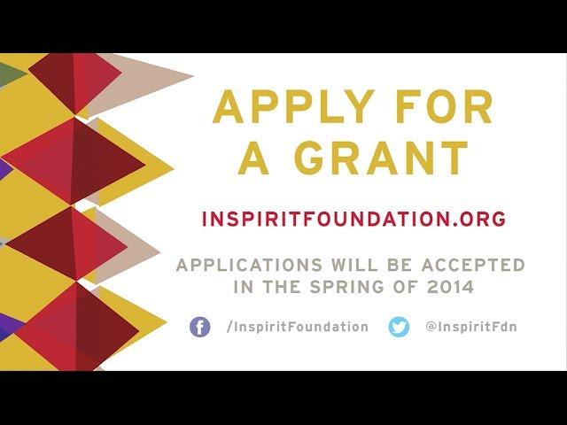 Apply for a grant! - Inspirit Foundation