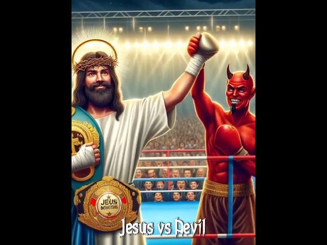 Jesus vs Devil #jesus #edit #short #jesuschris #satan #viral #god