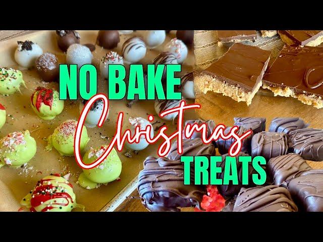 NO BAKE CHRISTMAS TREATS | Holiday Baking Recipes | Christmas Desserts | MEL COOP