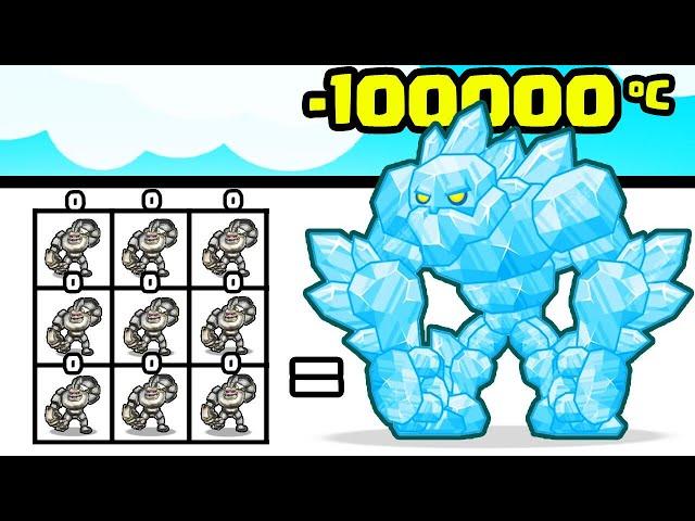 Merging a ICE golem to MAX LEVEL