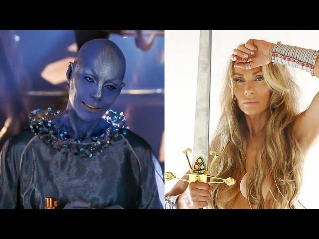 Virginia Hey in Farscape 1999 vs Now in 2024