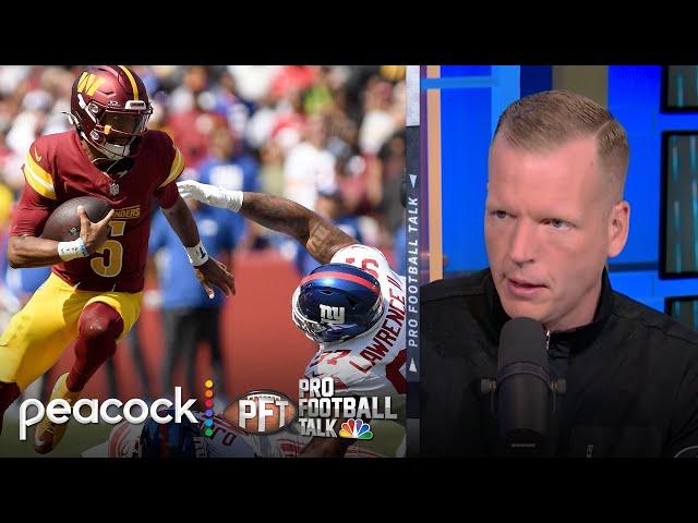 New York Giants suffer bad luck in loss to Washington Commanders | Pro Football Talk | NFL on NBC