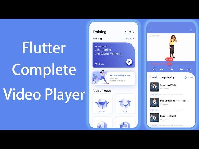 Flutter Video Player Tutorial With Controls Fullscreen | Aspect Ratio ListView | Url Example