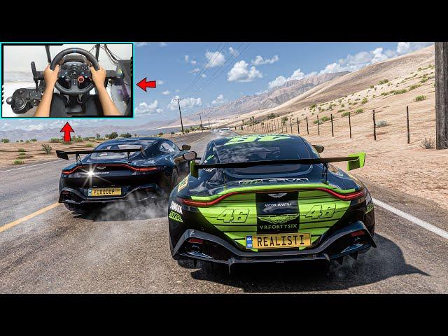 Aston Martin Vantage - Forza Horizon 5 - Realistic Driving | Logitech G29 Gameplay