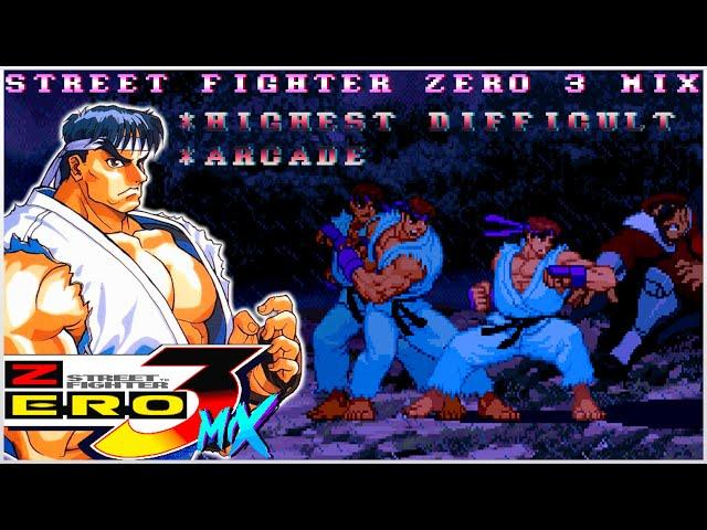 Street Fighter Zero 3 Mix (ARC) ~ Ryu: A-ISM