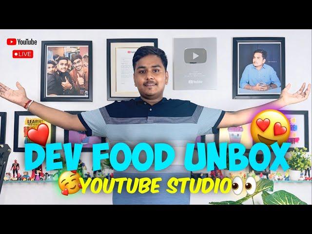 Dev Food Unbox ~ YouTube Studio 