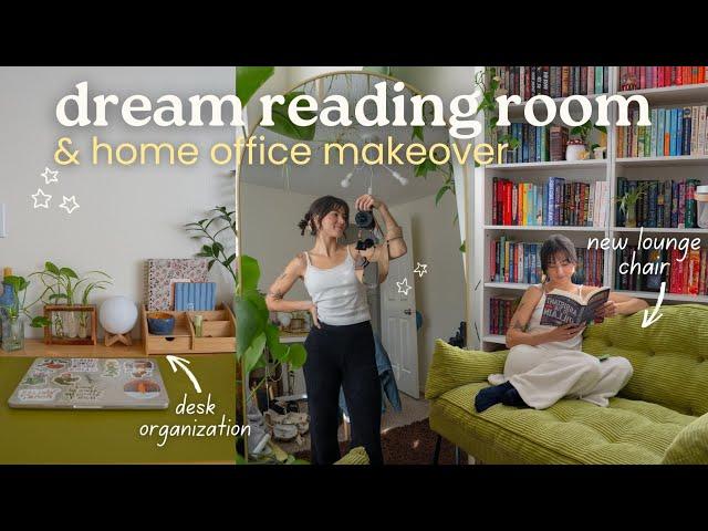 Complete dream reading room/home office makeover