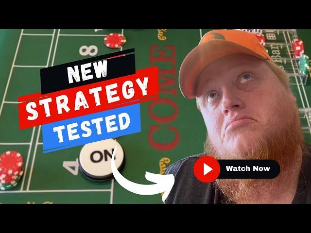 New craps strategy and live roll Large bankroll potential. Is this better than the 135 across #craps