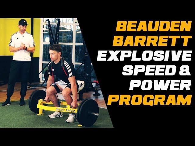 Beauden Barrett Explosive Speed Training Program