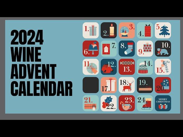 2024 Wine Advent Calendar from DrinkinItIn | Wine Basics