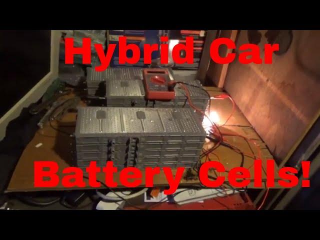 Cells from a Hybrid Car Battery, Voltage, Ampere Hour Expectations!