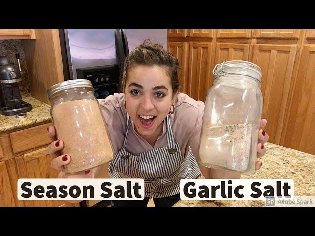 Homemade Seasoned Salt and Garlic Salt