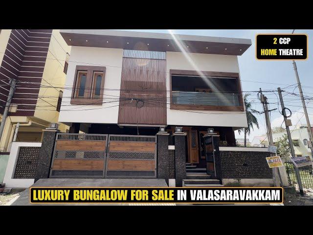 ID 2020 - New Luxury Bungalow Sale In Valasaravakkam || CMDA || 5 BHK || North Facing